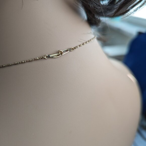 Antique Cross Necklace KIRNER's 12k Gold Filled Religious Faith Statement Signed - Picture 4 of 16